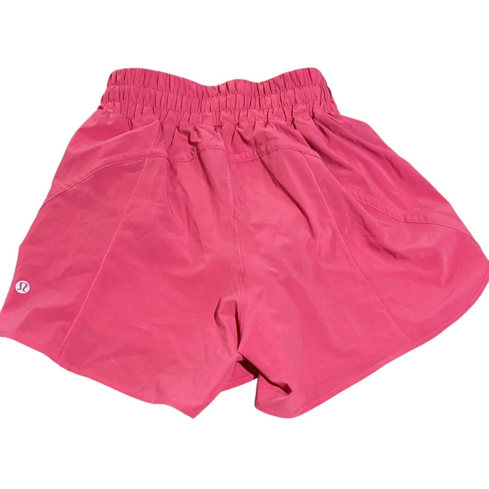 Lululemon Hotty Hot High-Rise Lined Short 4" inseam Size 4 Hot Pink